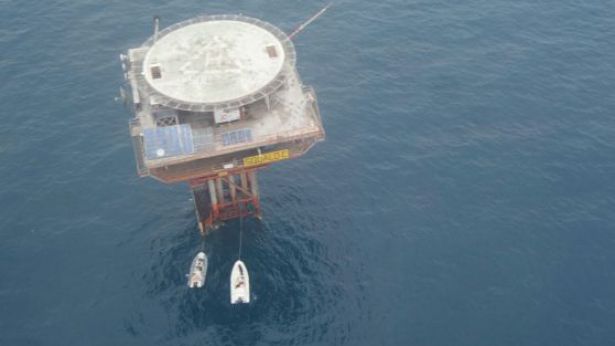 La piattaforma Squalo