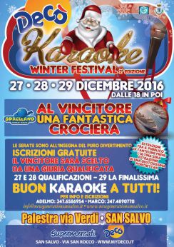 San Salvo: karaoke winter festival