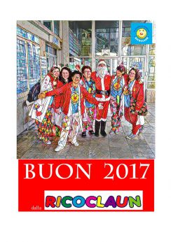 Ricoclaun: locandina di buon anno