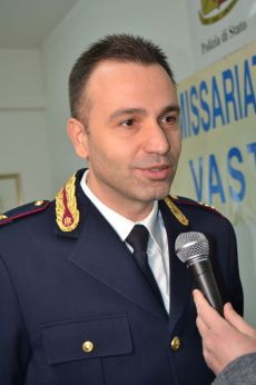 Vasto: il dott. Fabio Capaldo dirigente il Commissariato di P.S.