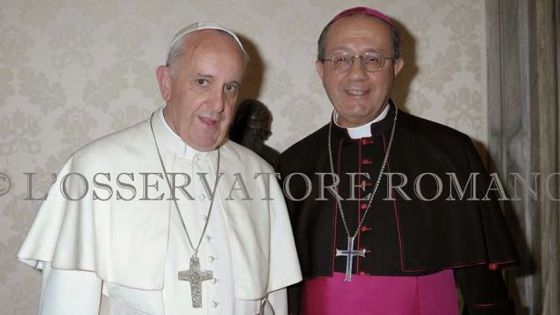 Mons. Bruno Forte con Papa Francesco