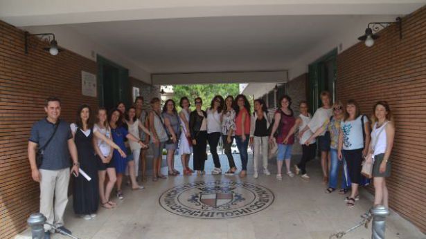 La delegazione Erasmus