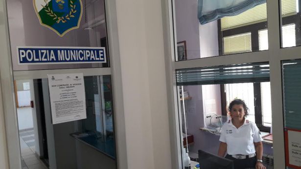 Gli uffici della Polizia Urbana di San Salvo