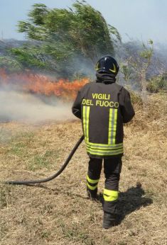 Vigili del Fuoco in azione