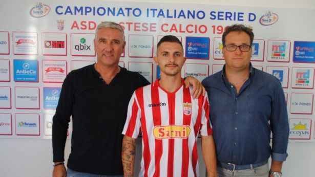 Leonetti con il presidente Bolami e il suo vice Scafetta