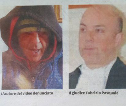 L'uomo denunciato e il Giudice