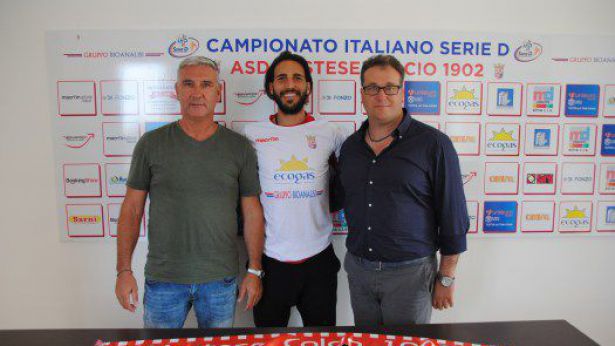 Del Duca con il vertice societario della Vastese