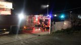 I capannoni aggrediti dal fuoco