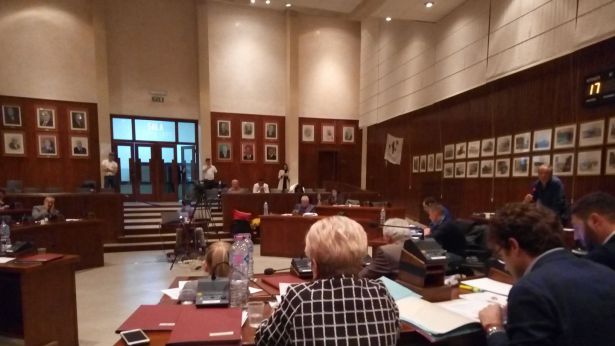 Vasto: l'aula del Consiglio Comunale