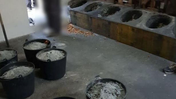 La polvere nera trovata nel laboratorio