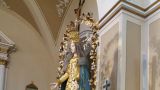 La statua della Madonna dell'Incoronata