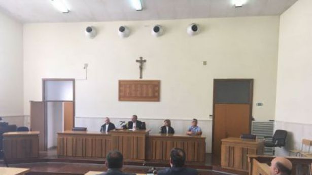 Un'aula del Tribunale di Vasto