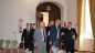 Il comandante della nave Aretusa in visita a Palazzo d'Avalos