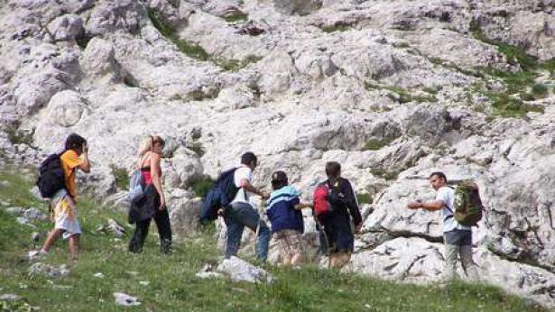 Turisti nel Parco Nazionale d'Abruzzo