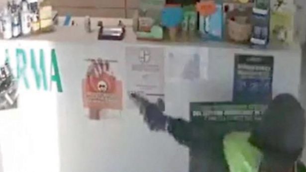 Una immagine della rapina
