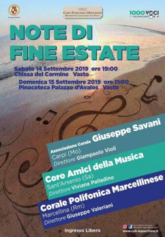 Locandina Note di fine estate