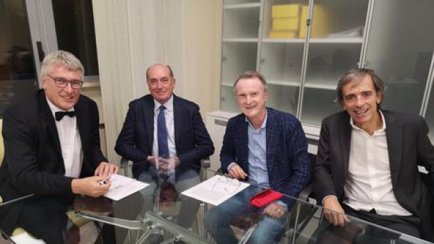 Il dg con il prof. Colombo