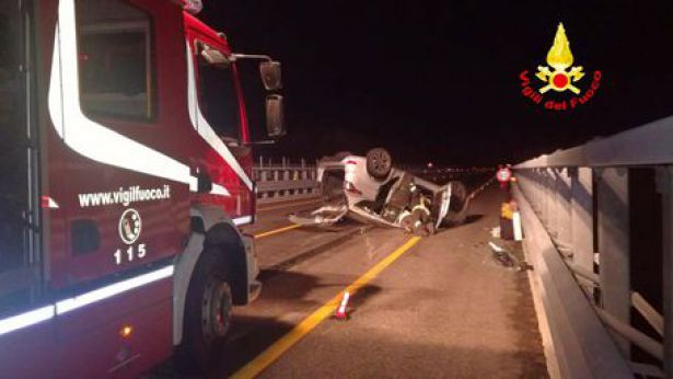 Una immagine dell'incidente
