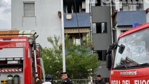 L'intervento dei Vigili del Fuoco