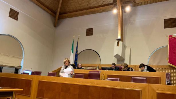 La sala del Consiglio regionale