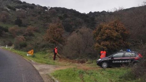 I Carabinieri intervenuti sul luogo