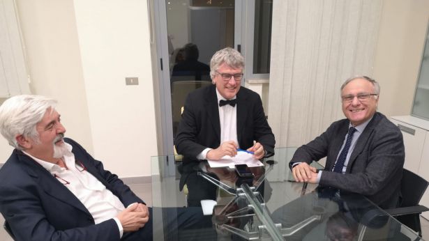 Schael con il sindaco Pupillo