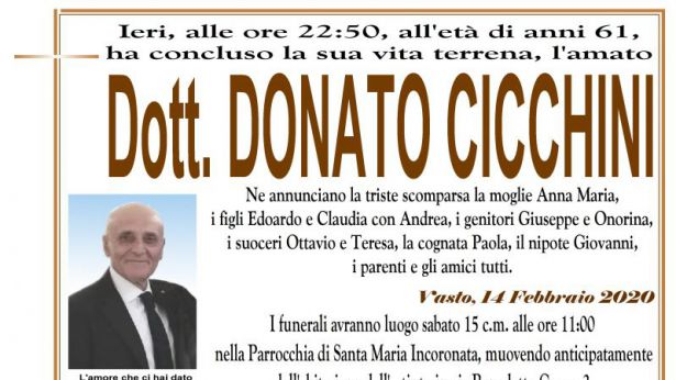 Necrologio dott. Cicchini