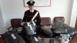 La droga sequestrata dai Carabinieri