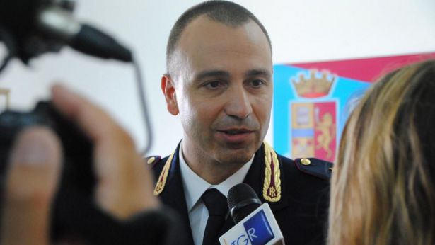 Il dirigente della Polizia di Stato dott. Capaldo
