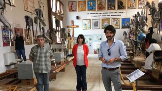 Campobasso: l'allestimento dei "Misteri"