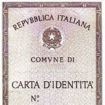 La vecchia carta di identità