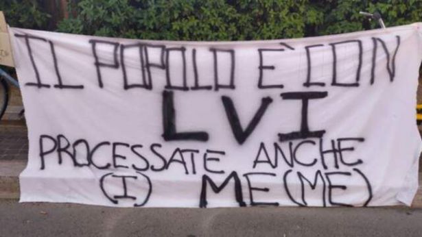 Chieti: striscione contro Salvini