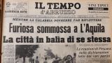 La prima pagina del quotidiano "Il Tempo"