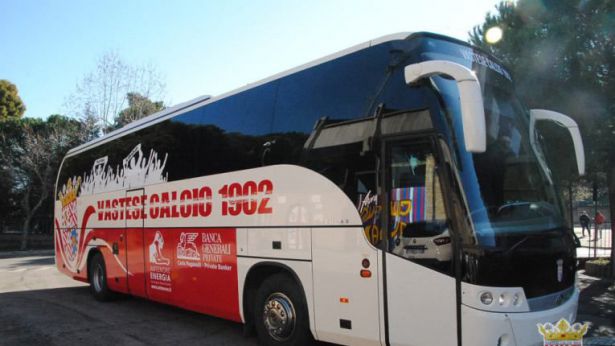 Il pullman della Vastese Calcio