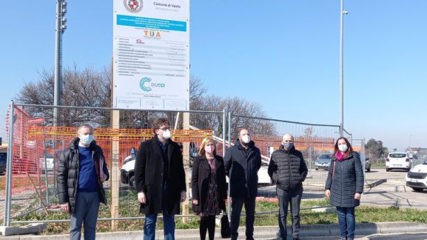 Il cantiere del Terminal Bus