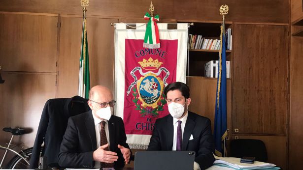 Chieti: il Sindaco Ferrara e l'assessore Pantalone