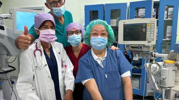 Ospedale di Pescara: l'equipe medica intervenuta