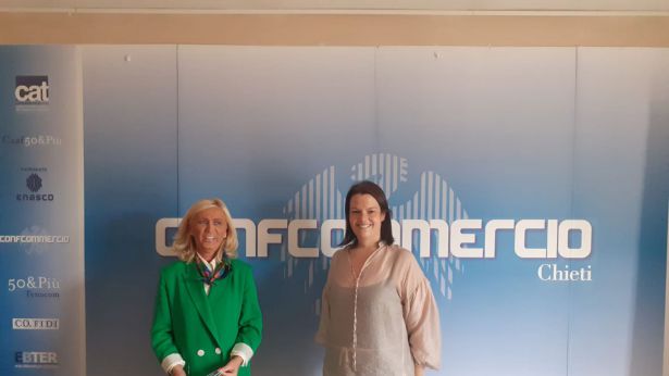 Caterina Celenza con Marisa Tiberio