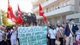 Una protesta a Chieti davanti alla direzione ASL