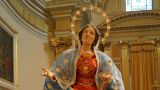 La statua dell'Assunta
