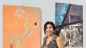 Elaheh Rafieifar con la sue opere