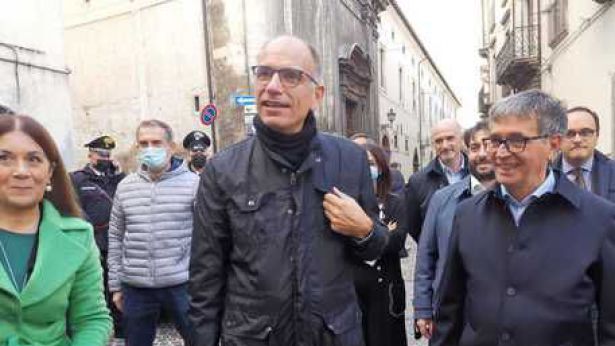 Enrico Letta a Sulmona