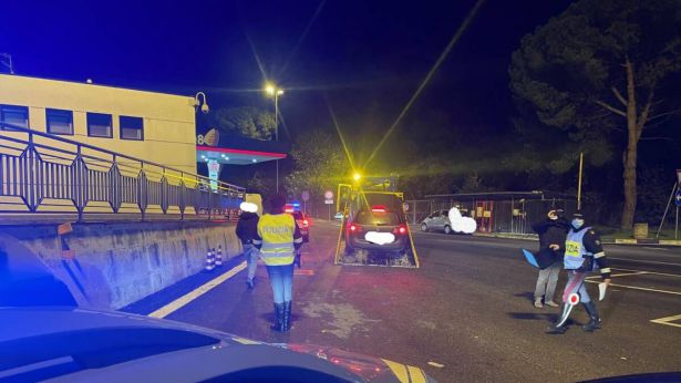 Controlli della Polizia in Autostrada
