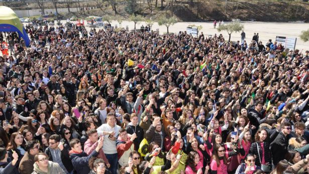 Studenti a San Gabriele