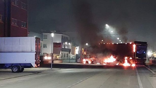 Una immagine del luogo della rapina