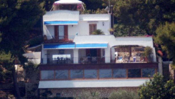 La villa di Lucio Dalla alle tremiti (Foto ANSA di Franco Cautillo)