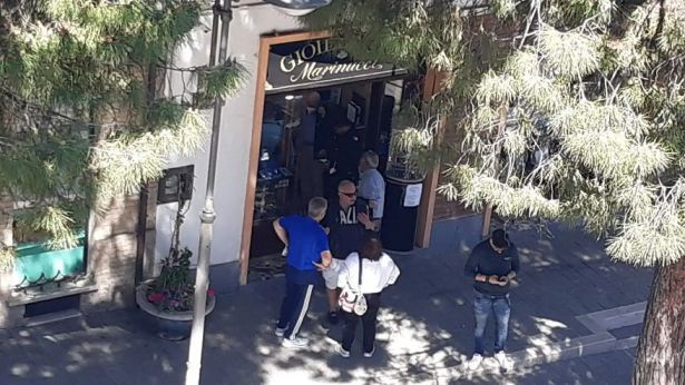 L'ingresso della Gioielleria Marinucci