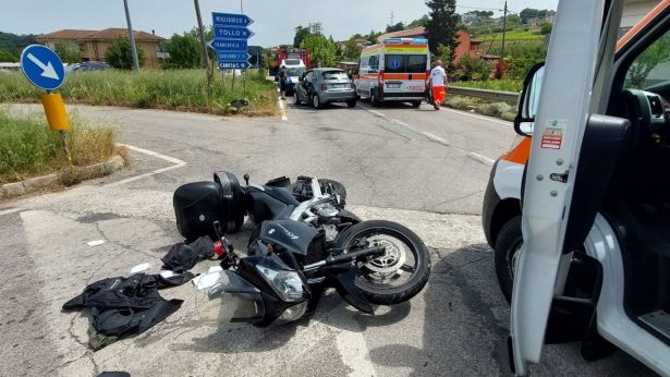 Una immagine del luogo dell'incidente