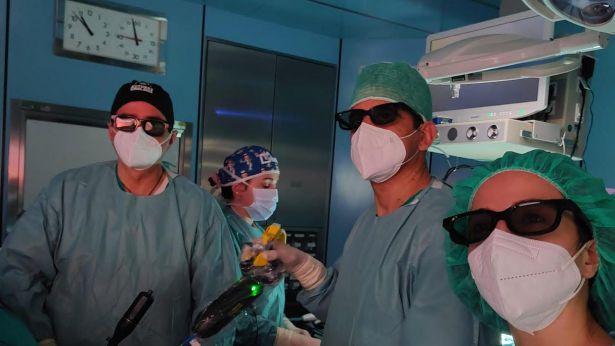 L'equipe che ha eseguito l'intervento