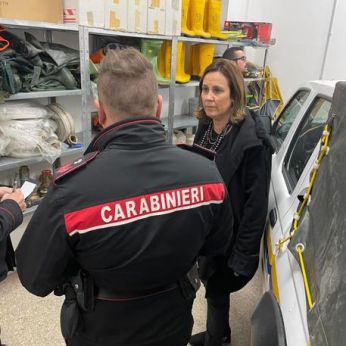 La Sindaca nella sede della Protezione Civile